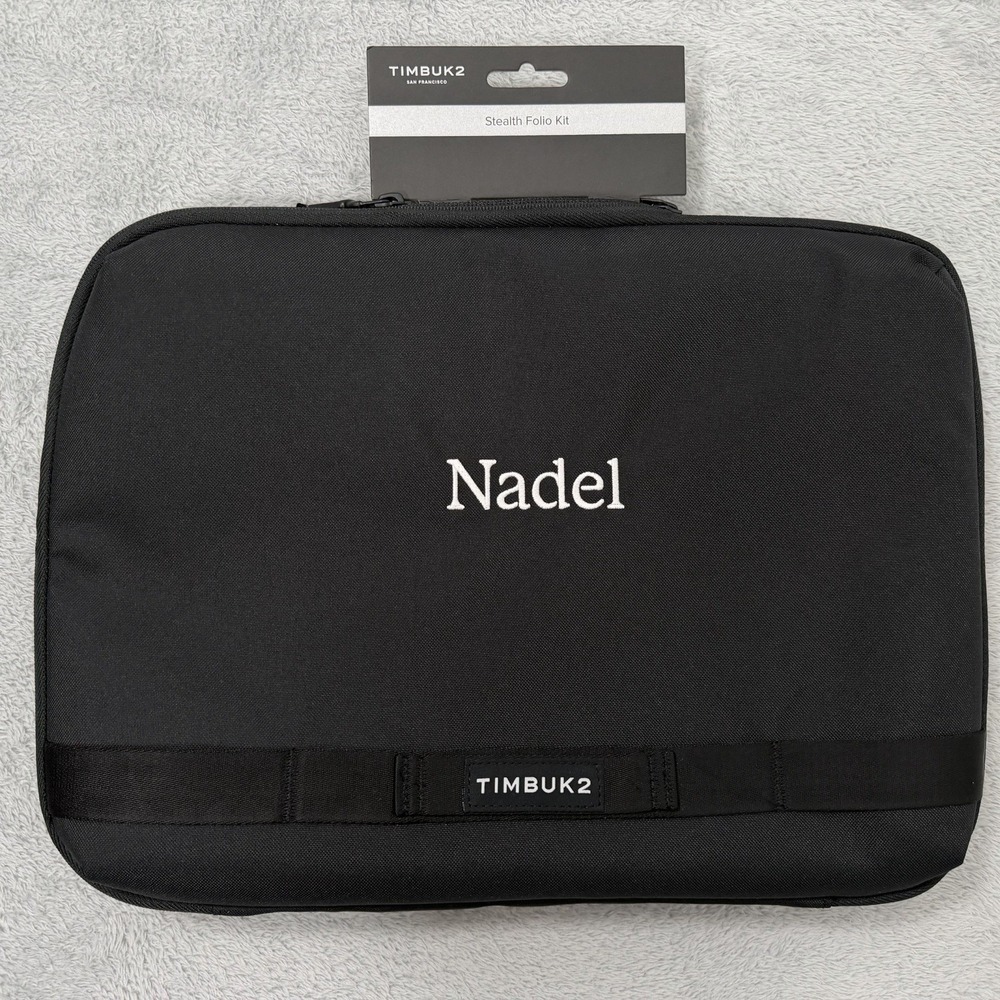 NEW Timbuk2 Stealth Folio Organizer Black 13" Laptop Tablet Bag Sleeve